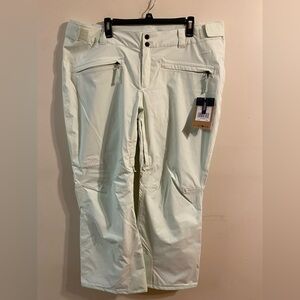 NWT Women's The North Face Freedom Stretch Snow Pants Pale Green Size XXL 2XL